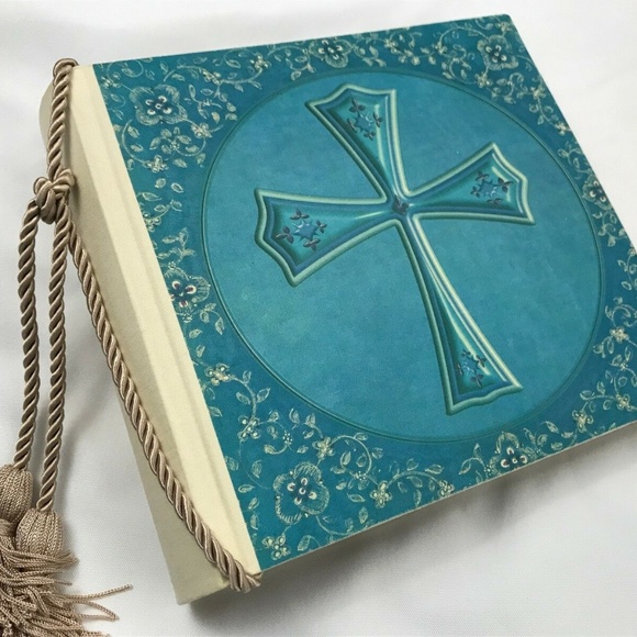 Terra Traditions Other - Terra Traditions Photo Album Blue Cross Tassle
